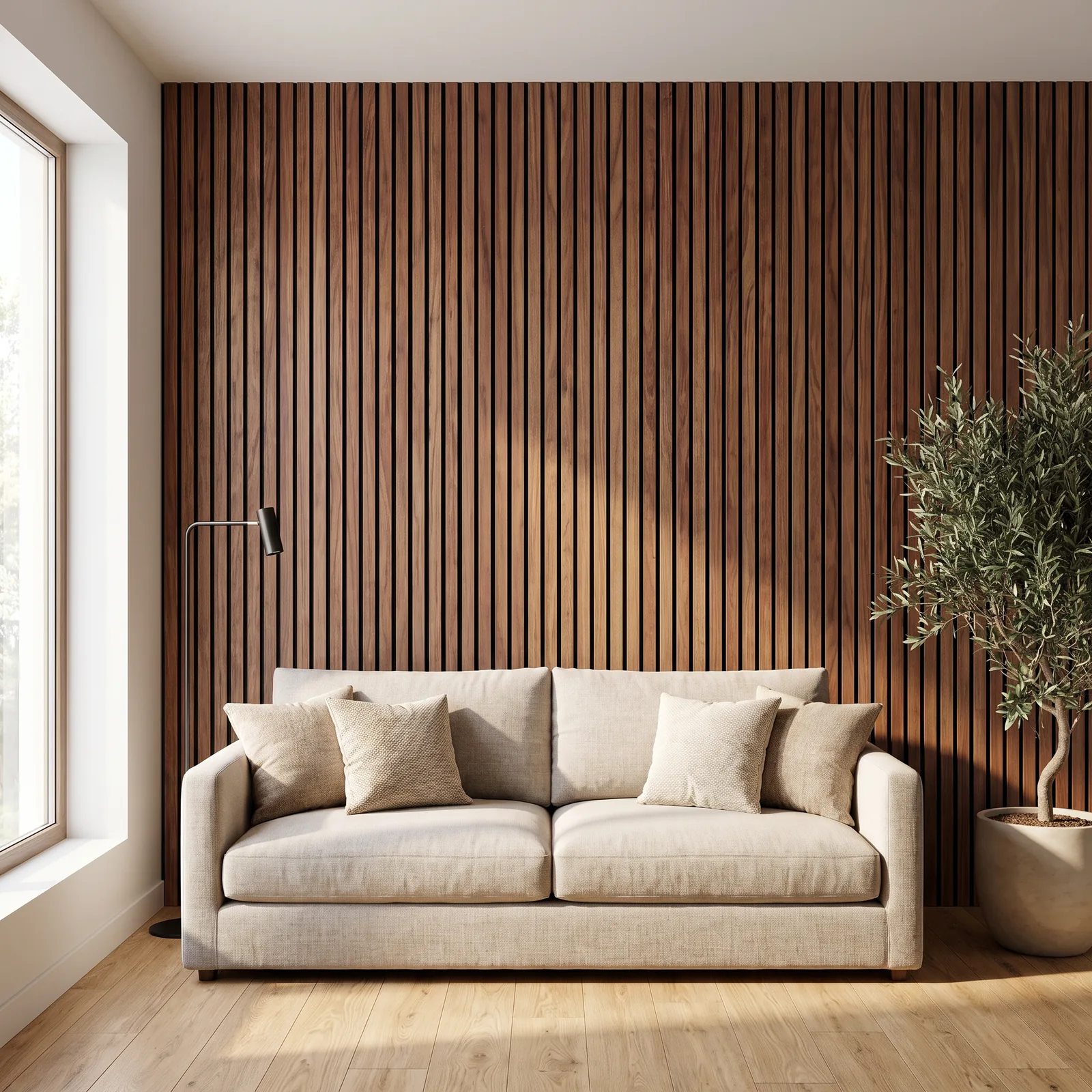 Wandpaneel Walnut — Akoestisch wandpaneel