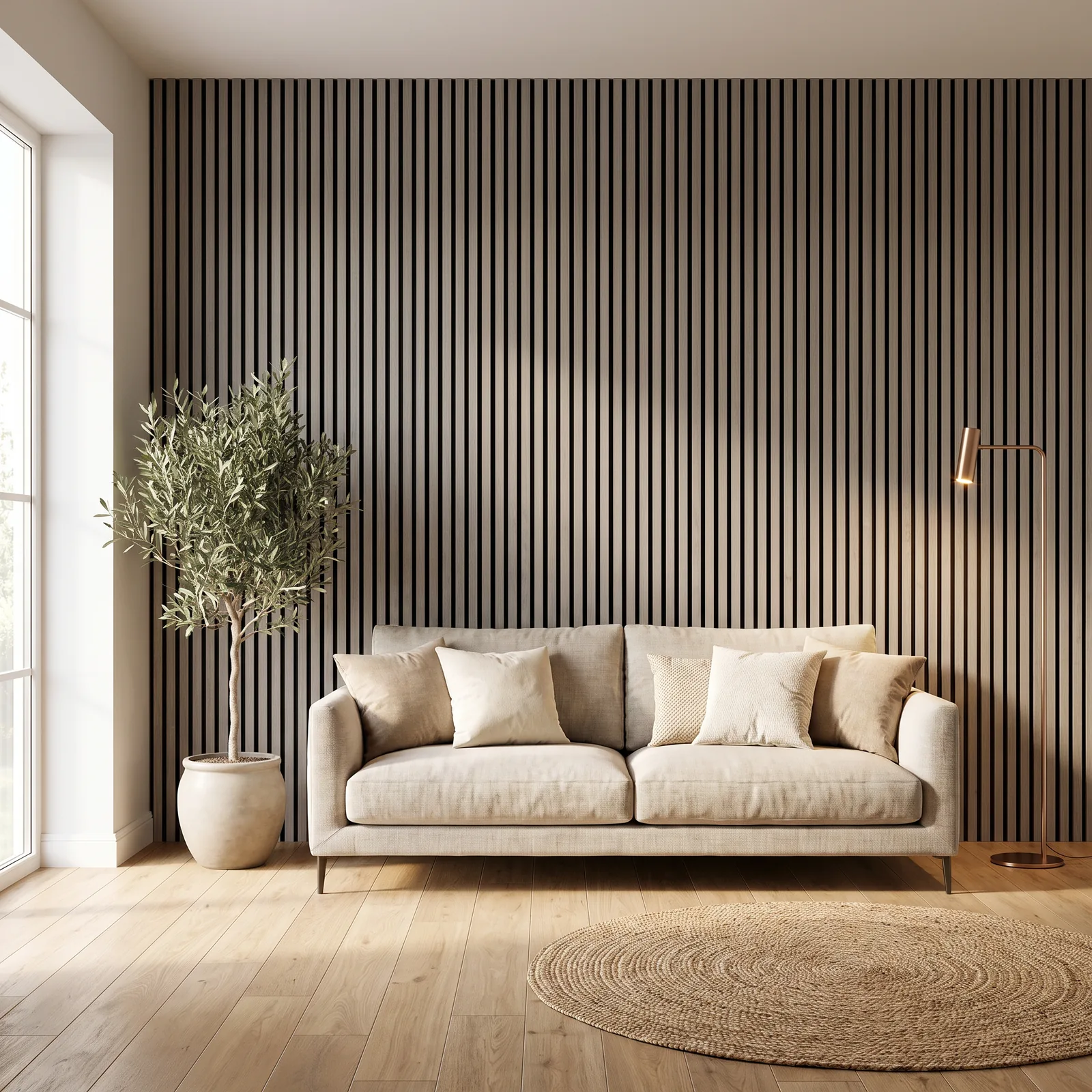 Wandpaneel Grey Oak — Akoestisch wandpaneel